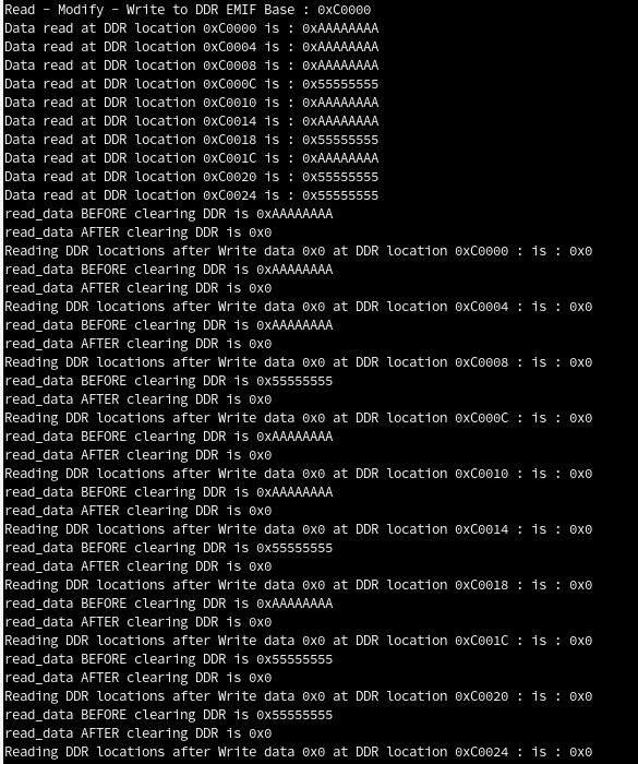JTAG UART Display - LPDDR4